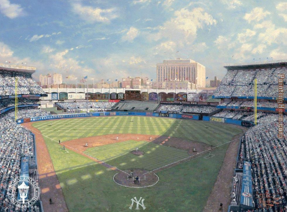 Thomas Kinkade yankee stadium